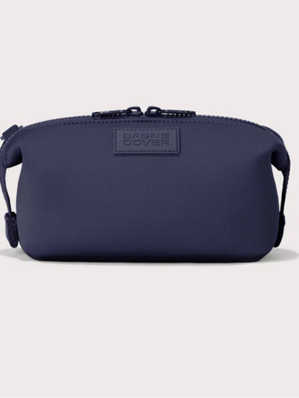 Dagne Dover Hunter Navy Neoprene Toiletry bag - Small NWT